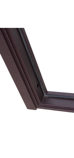 Входная металлическая дверь Троя Бордо золотистый дуб image 10