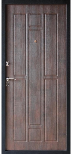 Дверь металлическая входная Стандарт (серебро/тиковое дерево) image 2