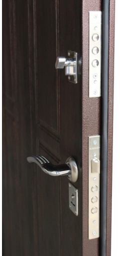 Дверь металлическая входная Стандарт (серебро/тиковое дерево) image 4