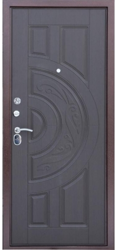 Дверь металлическая входная Трио (медь/венге) image 2