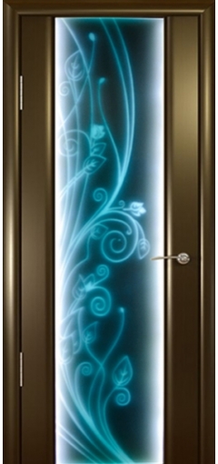 Межкомнатная дверь "Люмия" с подсветкой