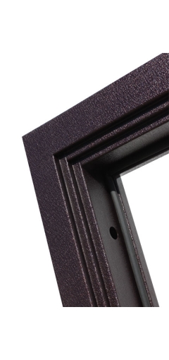 Входная металлическая дверь Троя Бордо золотистый дуб image 9