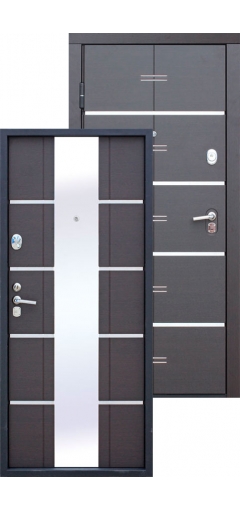 Входная металлическая дверь AltaTech венге image 1