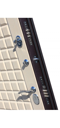 Дверь металлическая входная Троя Бордо беленый дуб image 4