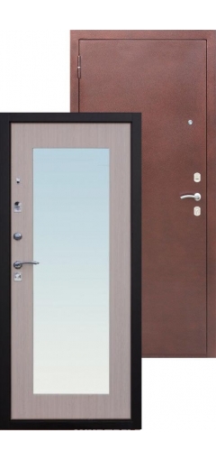 Входная металлическая дверь "Царское зеркало Maxi" бел. дуб image 1