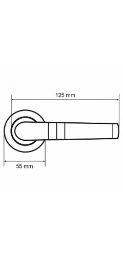 Дверная ручка Palladium A Anima image 5