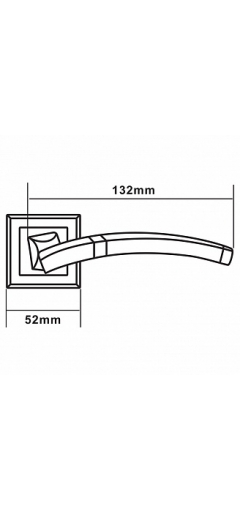 Дверная ручка Palladium A Tesoro image 5