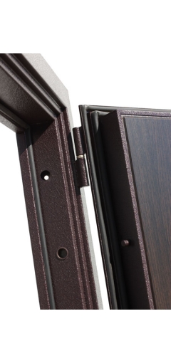 Дверь металлическая Троя Бордо Венге 3-х контурная image 7