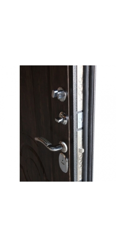 Дверь металлическая входная Трио (медь/венге) image 4