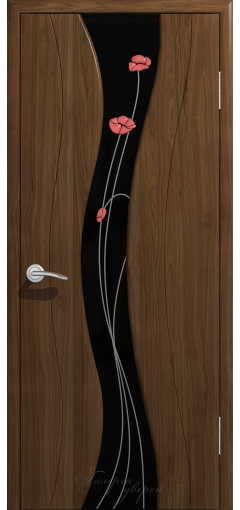 Дверь межкомнатная Стиль "Маки"