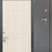 Дверь металлическая входная Трио (серебро/бел.дуб) image 1
